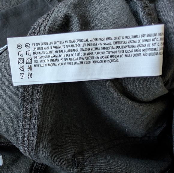 NWT Classic Black Minimal Skinny Emo Goth Skater Jeans Neutral Sz L Stretch - Picture 15 of 15